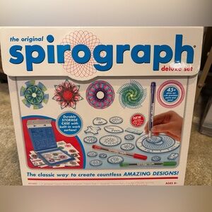 Hasbro Spirograph Deluxe Set - Blue and Red Creativity Kit
